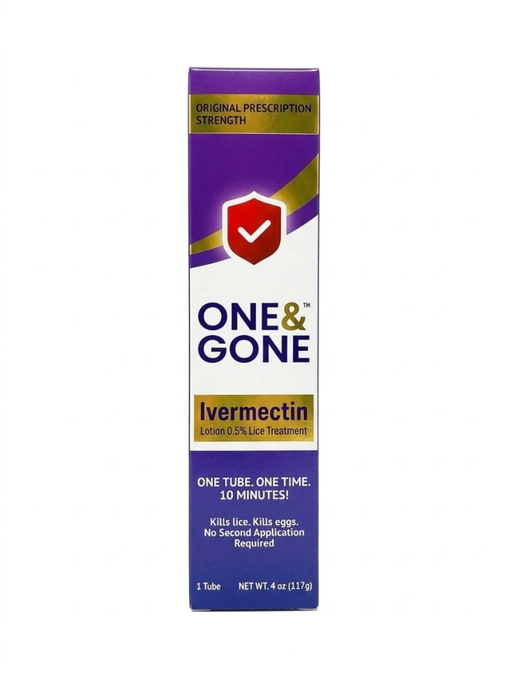 Lice Treatment Lotion One & Gone Ivermectin 4 oz – New